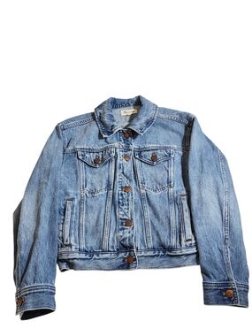 Madewell Cropped Trucker Denim Jacket 100% Cotton Size XXS